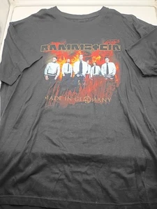Camisa Original Rammstein Banda de Metal Concierto Gira Norteamérica 2012 Talla XXL 2XL - Imagen 1 de 7