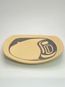 Nordwestküste indigener Arist signiert Judy Cranmer Haida Keramik (A) - Bild 1 von 2