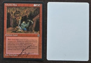 SIGNED MtG Magic Kaja Foglio Artist Proof _ Homelands _ Orcish Mine _1/50! - Picture 1 of 3