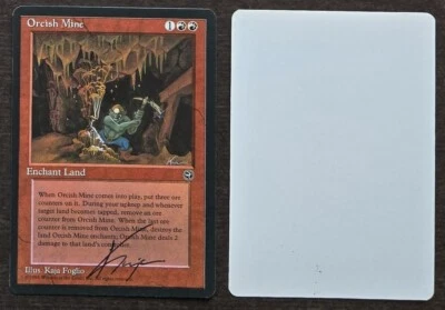 SIGNED MtG Magic Kaja Foglio Artist Proof _ Homelands _ Orcish Mine _1/50! - Image 1 of 3