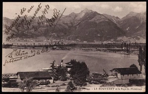 Le Bouveret And The Pays De Montreux Switzerland c1921 J.J. Postcard - Picture 1 of 2