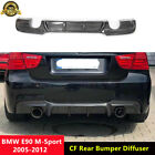 E90 M Sport Rear Diffuser Lip Carbon Fiber Spoiler for BMW E90 M Sport 2005-2012