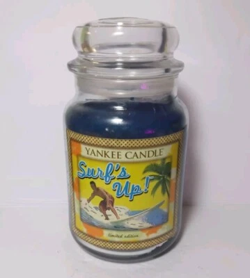 Yankee Candle Limited Edition Surf's Up Retired 22 oz  Large Jar Candle - Image 1 of 4