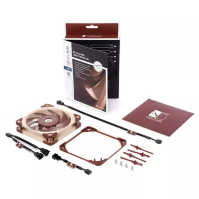 Noctua NF-A12x25 PWM, Premium Quiet Fan, 4-Pin (120mm, Brown) NEW - Image 1 of 2