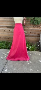 Tadashi Shoji Collection Navy Satin Taffeta Mermaid Formal Maxi Skirt Size Uk 18 - Picture 1 of 2