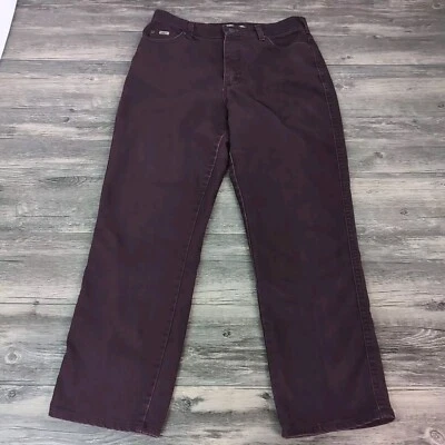 Jeans Lee vintage para mujer pierna recta talla 10 S rojo granate calce relajado Y2K años 90 Foto 1 de 4