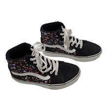 Vans Off the Wall 721356 Girl's Missy Floral Lace Up Sneaker Skate Shoes Size 3
