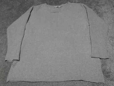 Suéter Natori Para Mujer Gris Medio Acogedor Polar Cuello Barco Manga Larga Foto 1 de 4