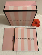 Victoria's Secret Pink White Striped Gift Box-2 Boxes- New