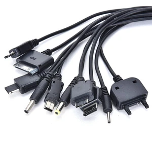 10in 1 USB Universal Multi-Function USB Charger Cable for all Cell Phone B-HE - Zdjęcie 1 z 6