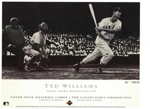 Upper Deck 1992 Ted Williams Triple Crown Winner 1942, 1943 Foto #19543 - Bild 1 von 6