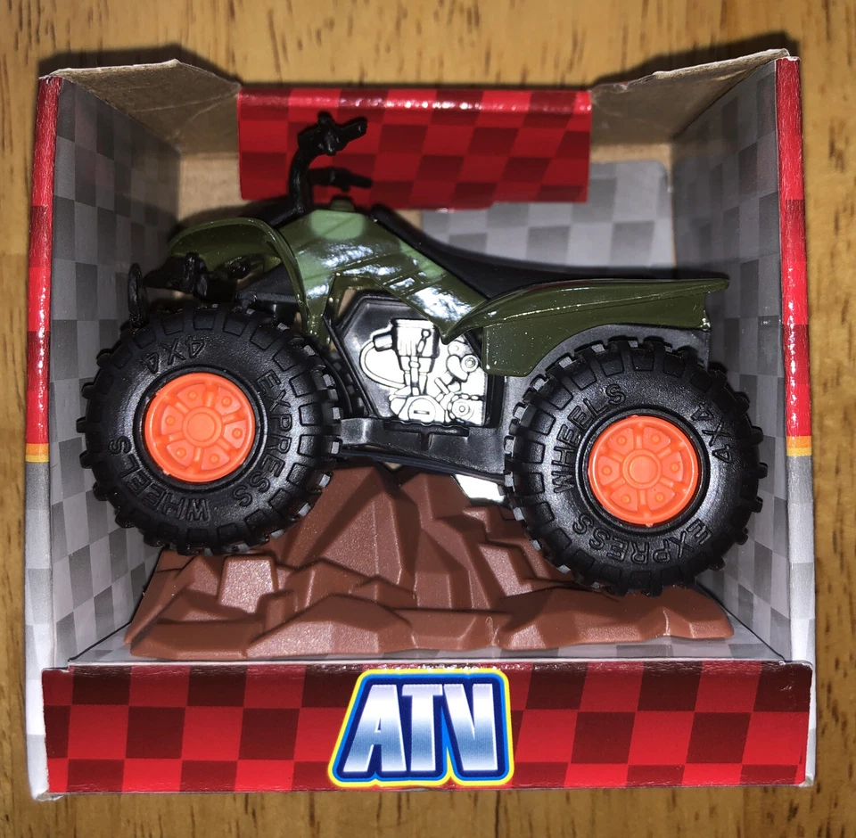 1/21 Scale Four Wheeler Diecast Model ATV Quad Bike 4x4 Turbo Wheels Greenbrier - Image 1 of 1