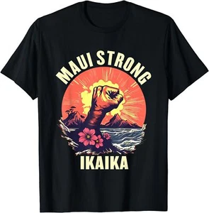 Camiseta De Colección Ika Strong Maui Hawaii Isla I Love Hawaii Talla S-5XL - Imagen 1 de 2
