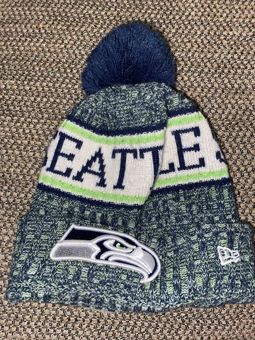 New Seattle Seahawks NFL New Era Youth Stocking Winter Knit Hat One Sz Cover