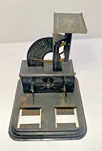 ANTIQUE 1904 METAL TOLE RELIANCE POSTAL SCALE - Picture 1 of 6