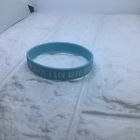 Bracelet I Love Justin Bieber silicone bleu