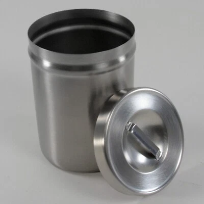 Single Vollrath 64oz Dressing Jar 304 Stainless Steel 88020 Medical Kitchen - Image 1 of 3