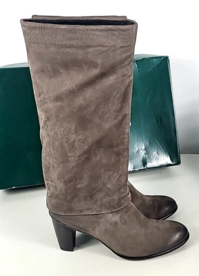 Botas de Tacón Paul Green GLORY Deportivas Cuero Nobuck Grafito Marrón Gris Talla 10 Foto 1 de 4