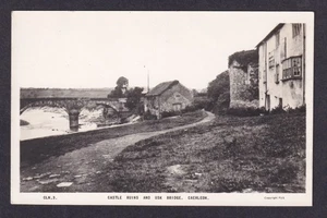 Wales Monmouthshire CAERLEON Bridge Castle & 'The Rest' c1920/30s? RPPC - Picture 1 of 2
