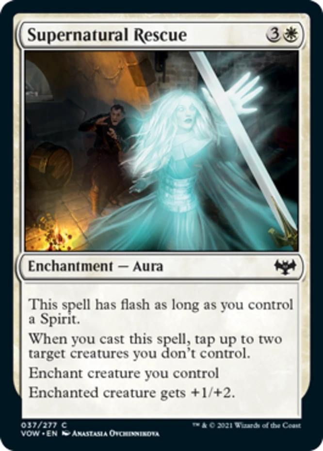 x1 Supernatural Rescue - Innistrad: Crimson Vow - NM - MTG - Image 1 of 1