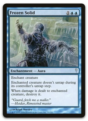 Frozen Solid #35 (LP) Coldsnap CSP Magic MTG - Image 1 of 2