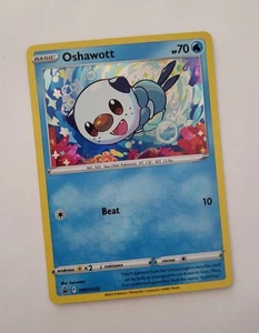 Pokemon Oshawott SWSH222 Holo Black Star Promo TCG 2022 ENG Card Sword Shield - Picture 1 of 2
