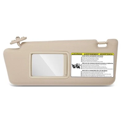 Fit 05-15 Toyota Tacoma Double / Crew Cab Beige Left Driver Side Visor Sunshade — 第 1/4 张图片