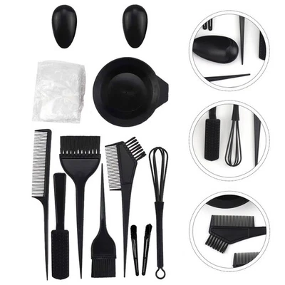  1 Set Haarfarben-Mischkit Haarfärbemittel-Kit Haarfärbemittel-Schalen Bürsten - Bild 1 von 4