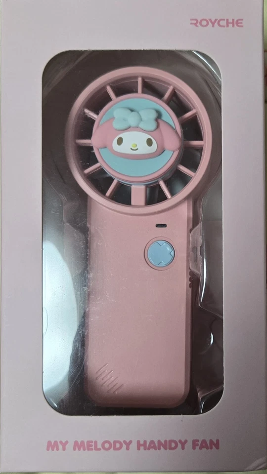VENTILADOR PORTÁTIL PRÁCTICO PERSONAJE SANRIO MI MELODÍA Foto 1 de 1