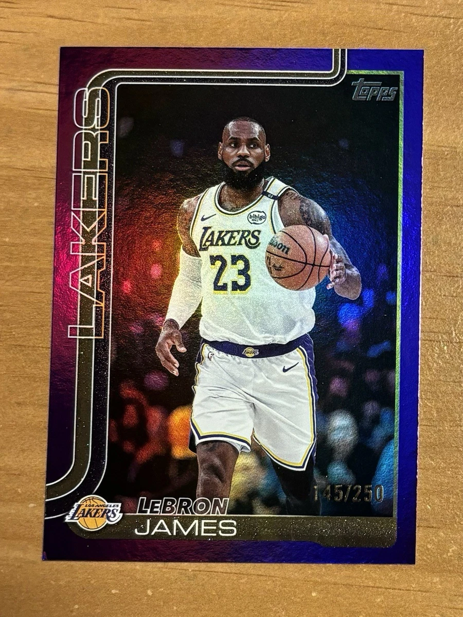 Topps LeBron James Serial Numbered Basketball Trading Cards