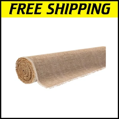 耐用的Burlap织物按码 - 16英尺长x62英寸宽适用于树木和户外项目 — 第 1/4 张图片