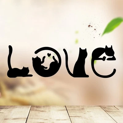  Cartoon Cat Switch Sticker Wall Decor Adesivi murali per negozio di casa Camera - Image 1 of 4