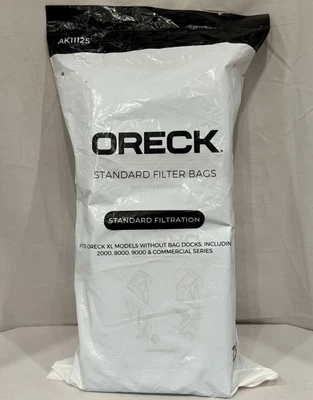 25pk Oreck Commercial XL Vacuum Cleaner Bags Standard Filter AK11125 - Image 1 of 3