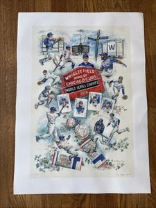 Pat Coffman Huss Printing Of The Chicago Cubs - Signed & Numbered 305/400 - Picture 1 of 7