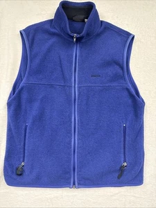Patagonia Synchilla Fleece Vest XL Men’s Blue with Blue Trim Vintage. USA - Picture 1 of 7