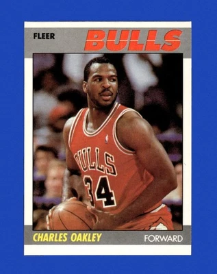 1987-88 Fleer Set-Break # 79 Charles Oakley NM-MT OR BETTER *GMCARDS* - Imagem 1 de 2