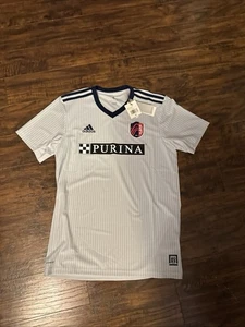 Camiseta deportiva de fútbol Adidas MLS St. Louis City SC H47869 para hombre visitante talla M nueva con etiquetas - Imagen 1 de 8