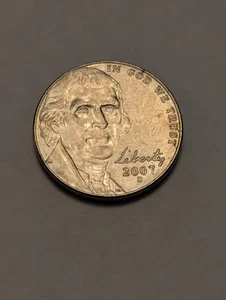 USA 5 Cents, Modern Jefferson Nickel, 2007-D, Uncirculated - Picture 1 of 2