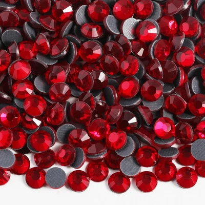 600PCS Hotfix Rhinestones Bulk, Red Rhinestones for Crafts Clothes, Hotfix Cryst - Image 1 of 4