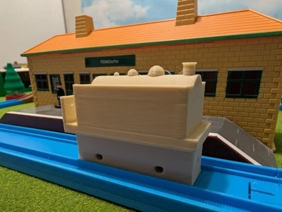 Thomas And Friends Wooden Railway "Atlas" 3d Printed Wood Pla Custom - Image 1 of 2