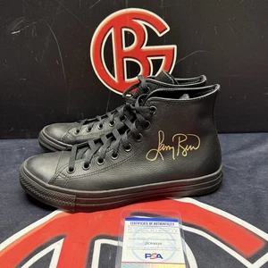 Larry Bird Autographed Boston Celtics Converse Sneakers Pair Signed PSA COA - Picture 1 of 5