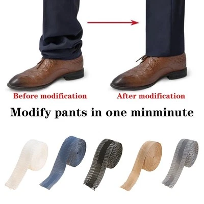 Pantalon anti-coupure longueur lat��rale changement short pieds autocollants pan - Photo 1/4