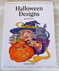 c2002 Halloween Design Source Book Elaine Hill Photocopiable Craft Art Patterns - Picture 1 of 8
