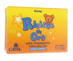 GRISI CHAMOMILE BABY SOAP SOFT FOR BABIES 3.5oz Hand Face MANZANILLA Jabon 1 Bar - Picture 1 of 1