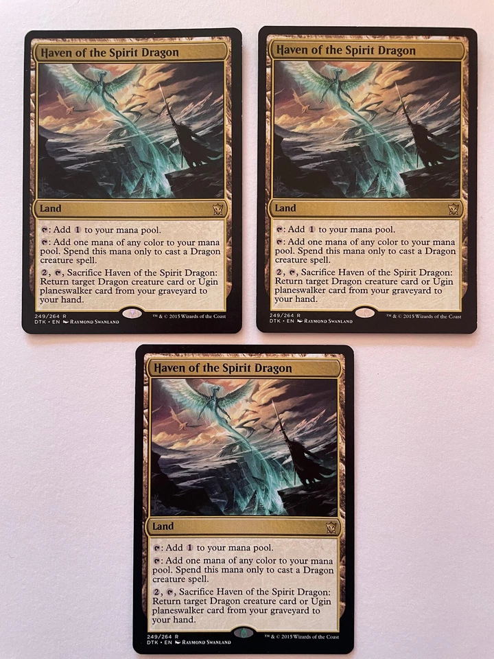 MTG Haven of the Spirit Dragon [NM]  (3x) from Dragons of Tarkir - Image 1 of 1