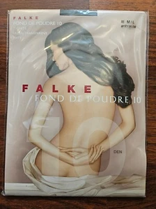 Falke Pantyhose Tights - Fond De Poudre 10 - Color Anthracite - Size M/L - NIP - Picture 1 of 2