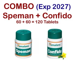 Combo- Himalaya Herbal SPEMAN + CONFIDO EXP 2027 Fresh - Picture 1 of 3