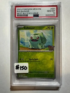PSA 10 Bulbasaur 151 Best Buy Exclusive Promo - Picture 1 of 1