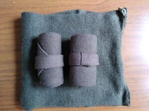 Pair Genuine Original British Army Puttees Wool, Gaiters & Comforter (Hat Scarf)
