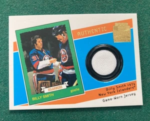 2002 Topps O-Pee-Chee Archives BILLY SMITH "Authentic" Game-Worn Jersey Card - Picture 1 of 2